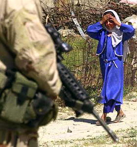 Afghanistan gun girl