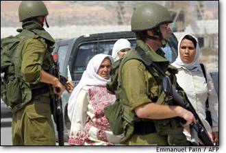 Israel Soldiers Women West Bank