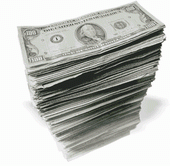 icon dollar stack