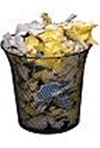 icon paper basket